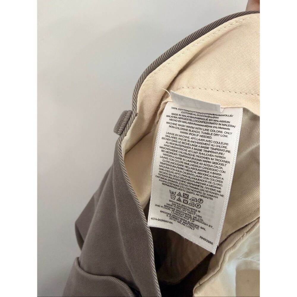 Brooks Brothers Advantage Chino Elliot‎ 36x30 Gray - Picture 7 of 8